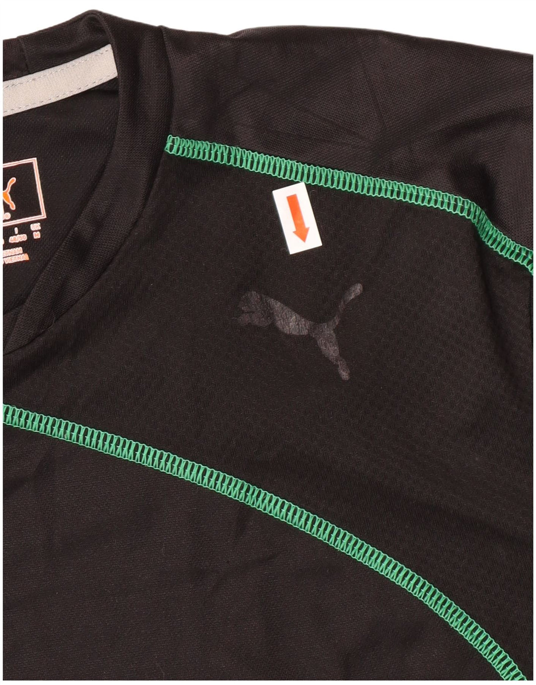 T-shirt męski PUMA Top, średni czarny poliester