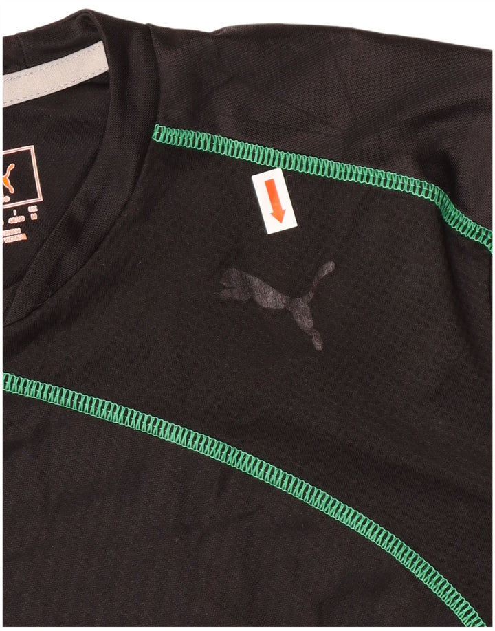 T-shirt męski PUMA Top, średni czarny poliester