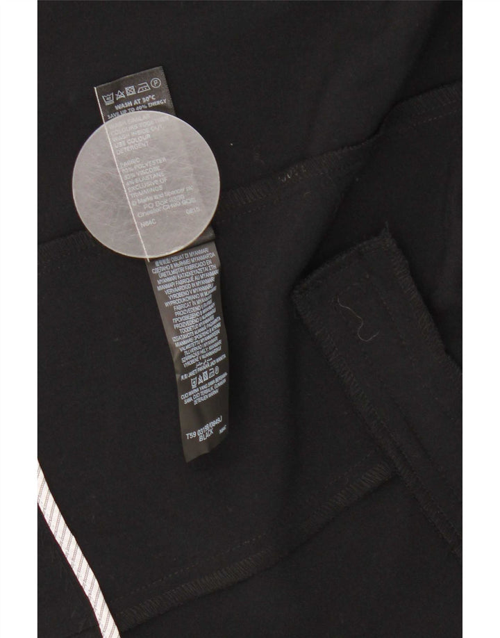 Marks & Spencer Damska otwarta marynarka UK 18 XL, czarna, poliester