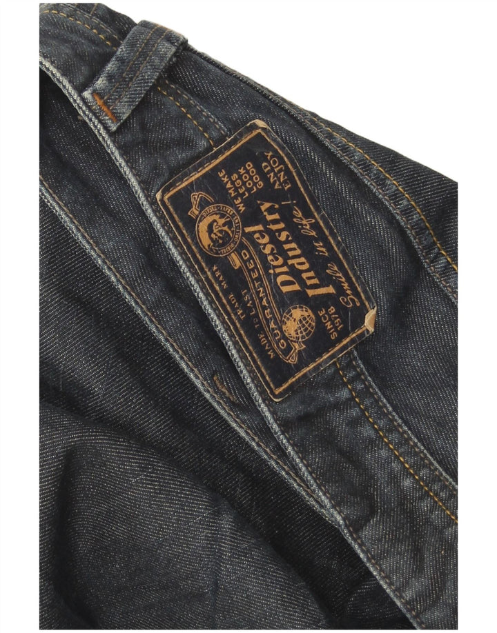 Diesel Męskie Larkee Regular Straight Jeans W38 L32 Niebieska bawełna