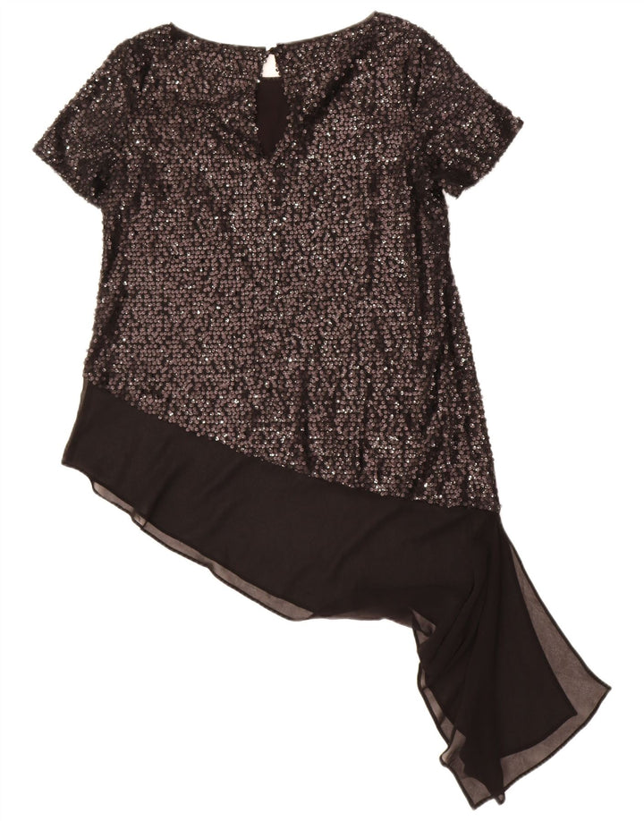 Asymetryczna bluzka damska Coast UK 12 Medium Black