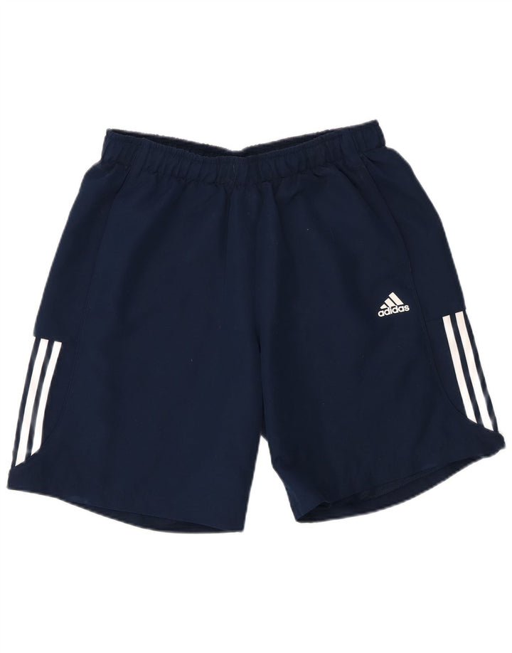Męskie spodenki sportowe Adidas Climalite, duże, granatowe, z poliestru