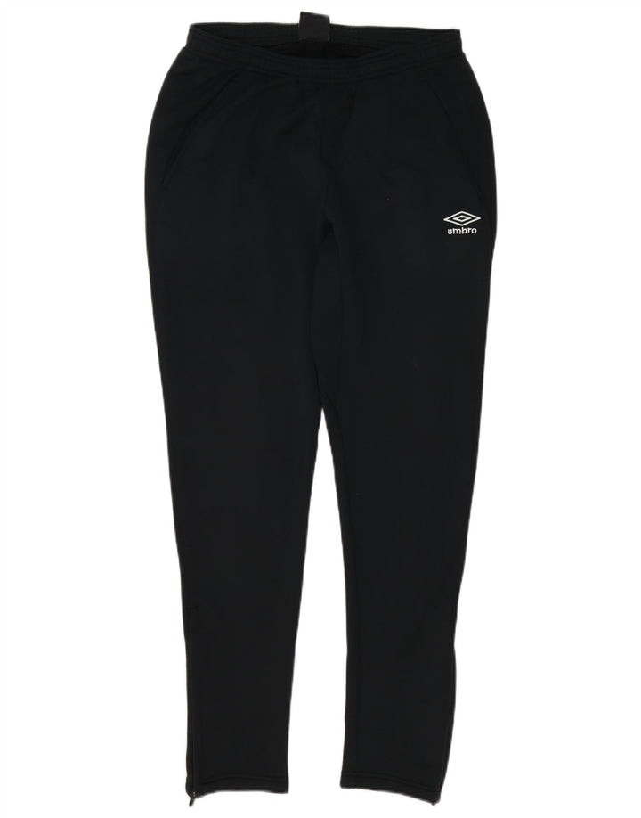 Legginsy męskie Umbro, duże, czarne, poliestrowe, sportowe