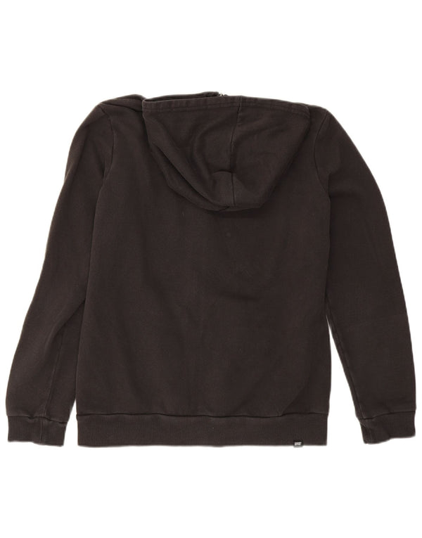 Damski sweter Puma z grafiką i zamkiem błyskawicznym UK 14, średni czarny, bawełniany