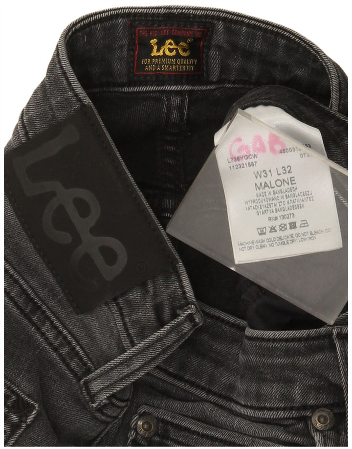 Męskie jeansy Lee Malone Slim W31 L27 Szara bawełna
