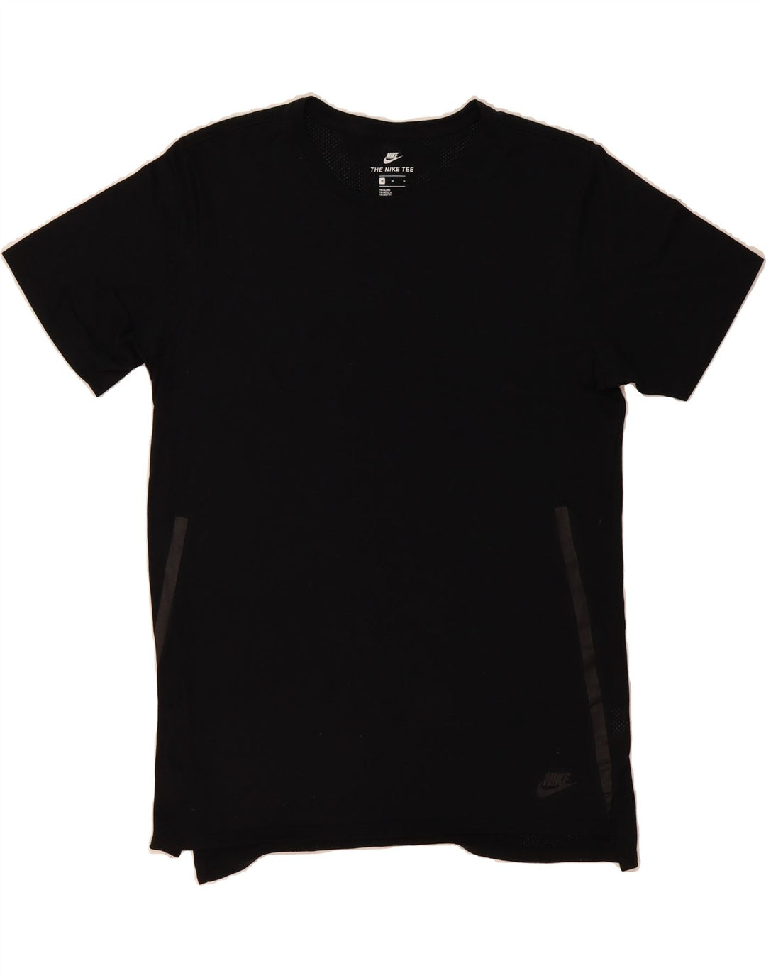 NIKE Mens T-Shirt Top Medium Black Polyester Vintage Nike and Second-Hand Nike from Messina Hembry 