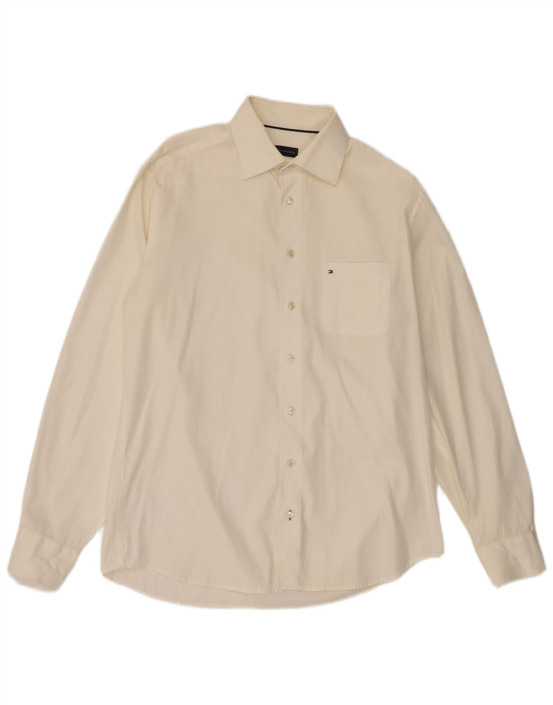 Koszula męska Tommy Hilfiger rozmiar 39 15 1/2 Średnia biała bawełniana