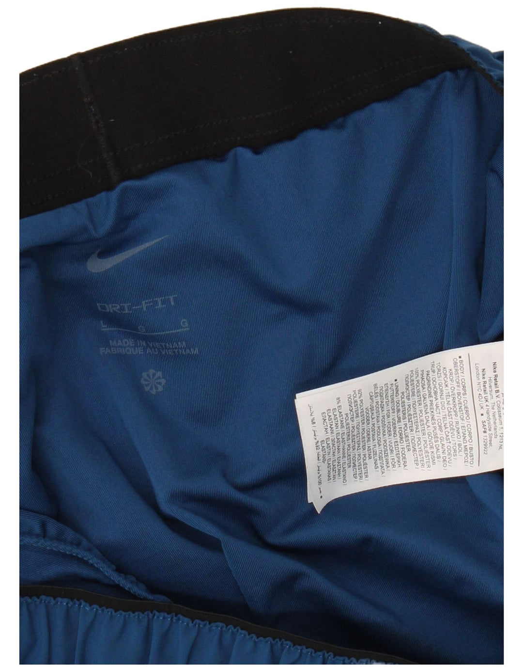 Męskie spodenki sportowe Nike Dri Fit Graphic, duże, niebieskie, poliestrowe
