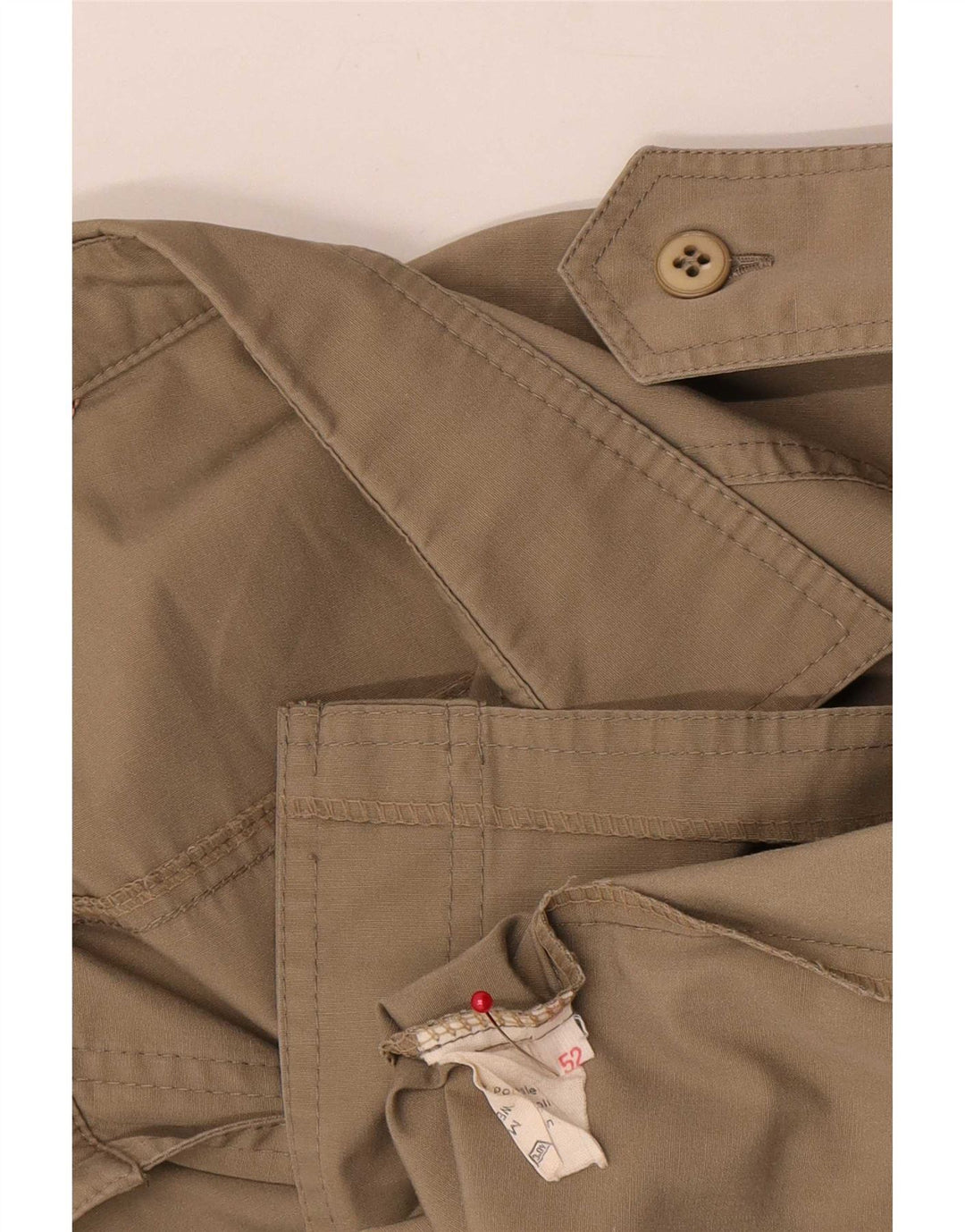 Męska kurtka wojskowa Vintage UK 38 w kolorze średniego beżu