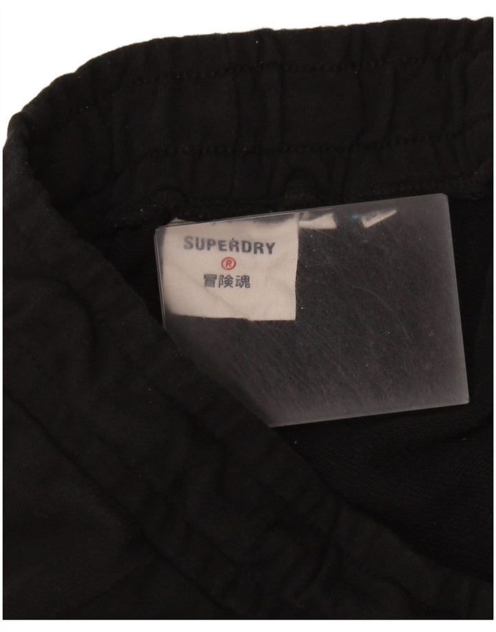 Damskie spodnie dresowe Superdry UK 10, małe czarne