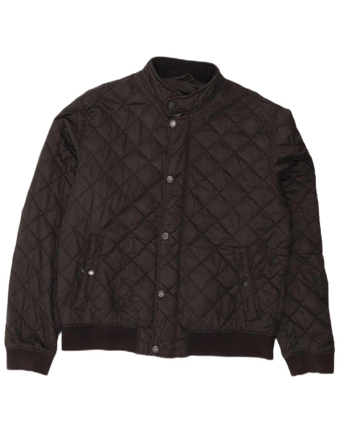 Męska pikowana kurtka Barbour UK 44 2XL Czarny poliamid