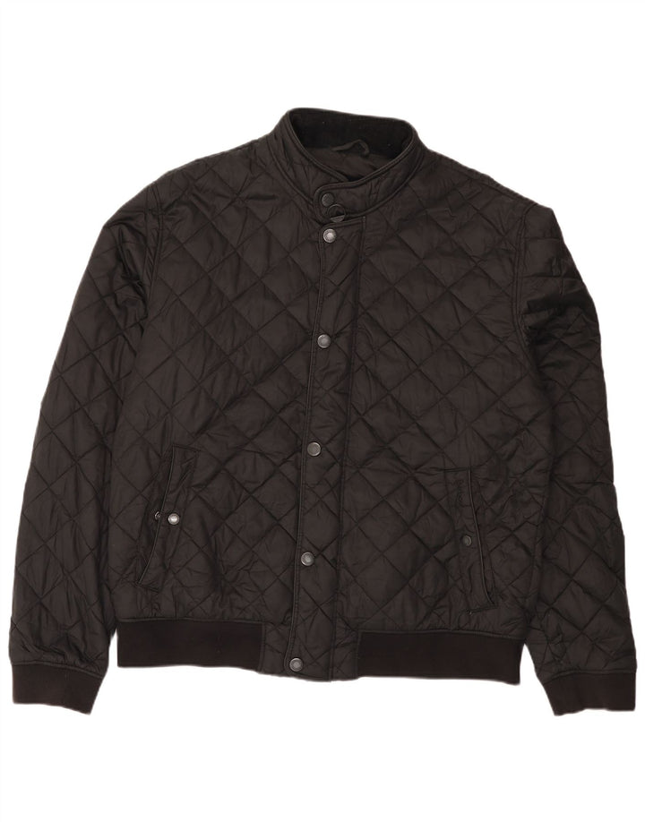 Męska pikowana kurtka Barbour UK 44 2XL Czarny poliamid