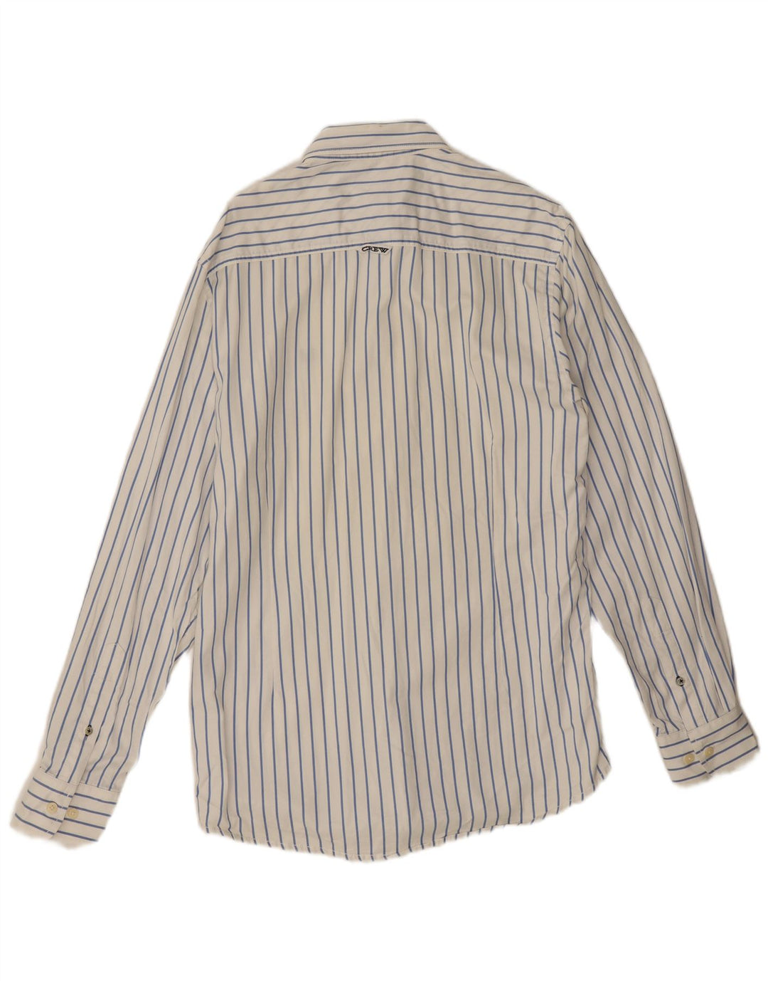 Crew Clothing Męska dopasowana koszula o średnim kroju, bawełniana w białe paski
