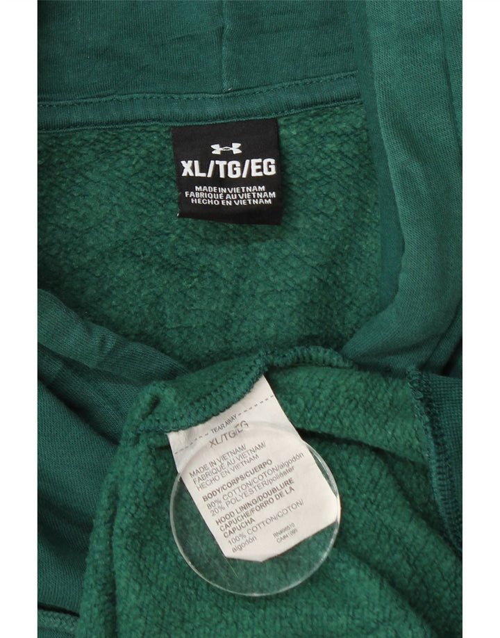 Męska bluza z kapturem Under Armour XL, zielona, bawełniana