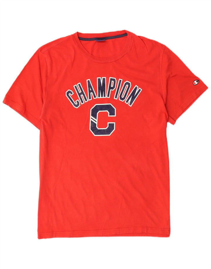 Męski T-shirt z grafiką CHAMPION Top XL Czerwony