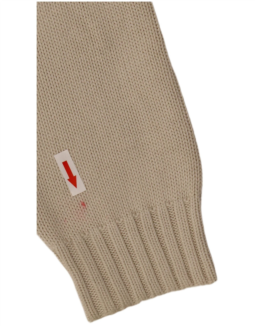 Męski sweter Zara, duży, w kolorze złamanej bieli