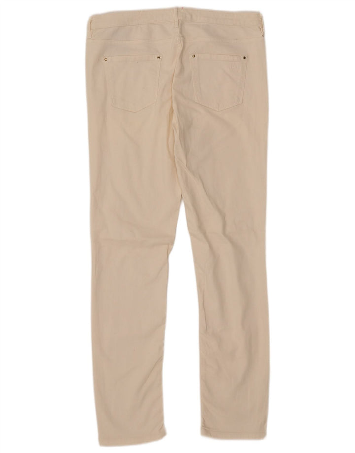Jeansy damskie Massimo Dutti EU 42 Large W32 L30 Złamana biała bawełna