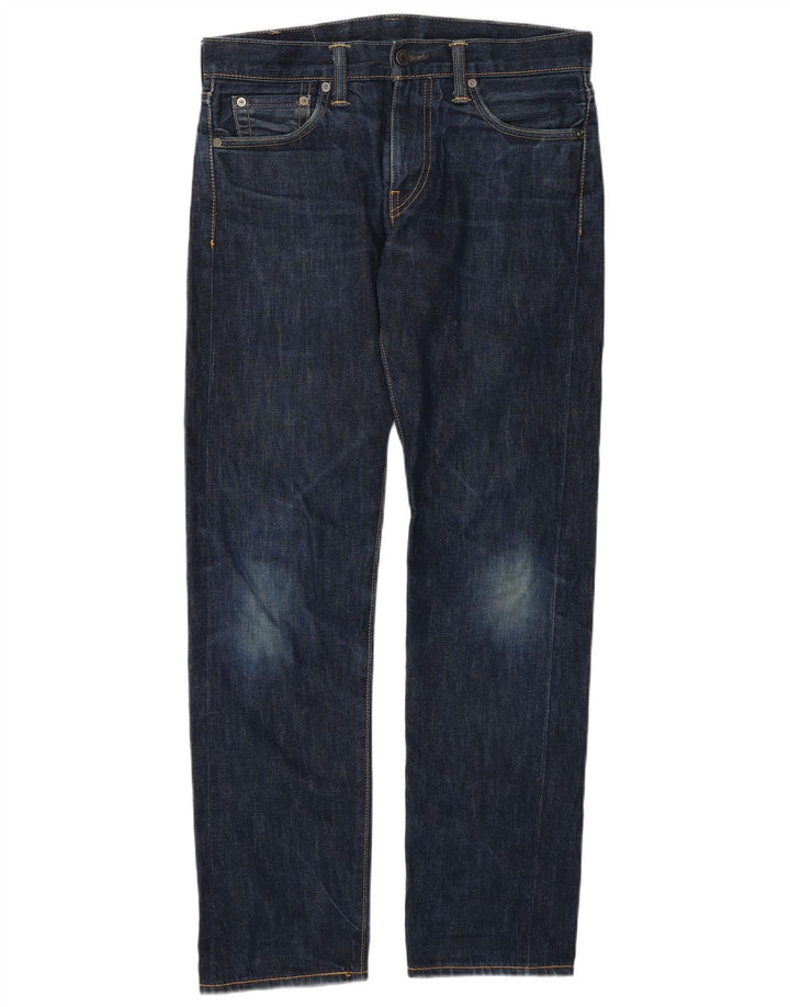 Męskie jeansy Levi's 511 Slim W30 L30 Granatowa bawełna