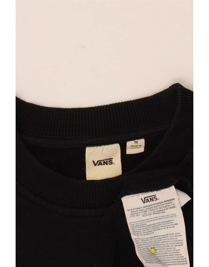 Damska bluza Vans Crop Graphic UK 14, średnia czarna geometryczna