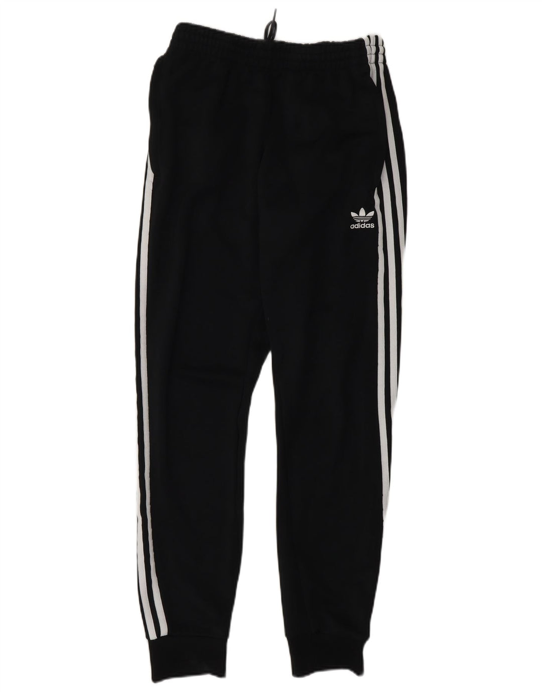 Męskie spodnie dresowe Adidas, małe, czarne, poliestrowe