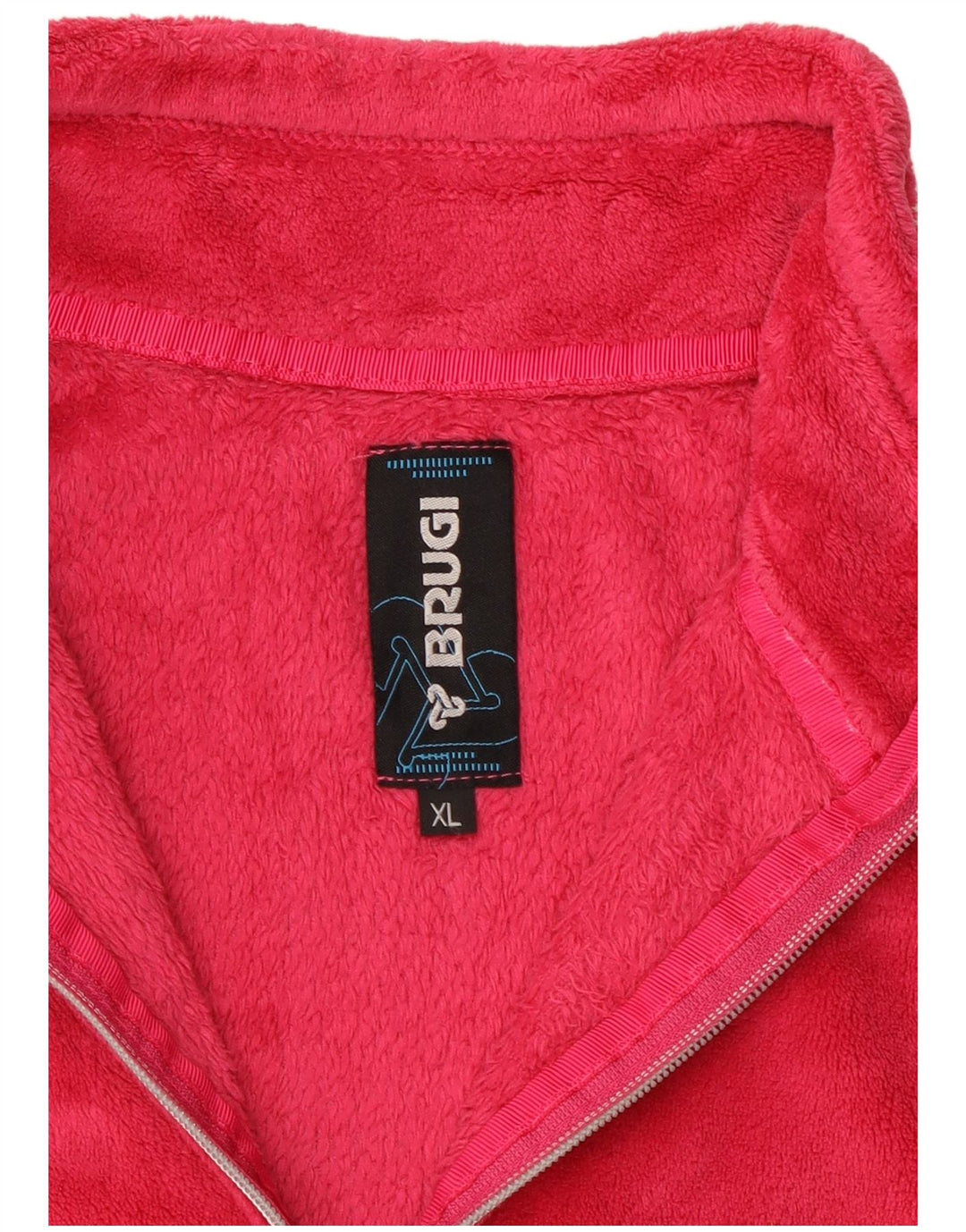 Damska kurtka polarowa BRUGI UK 18 XL, różowa, poliestrowa