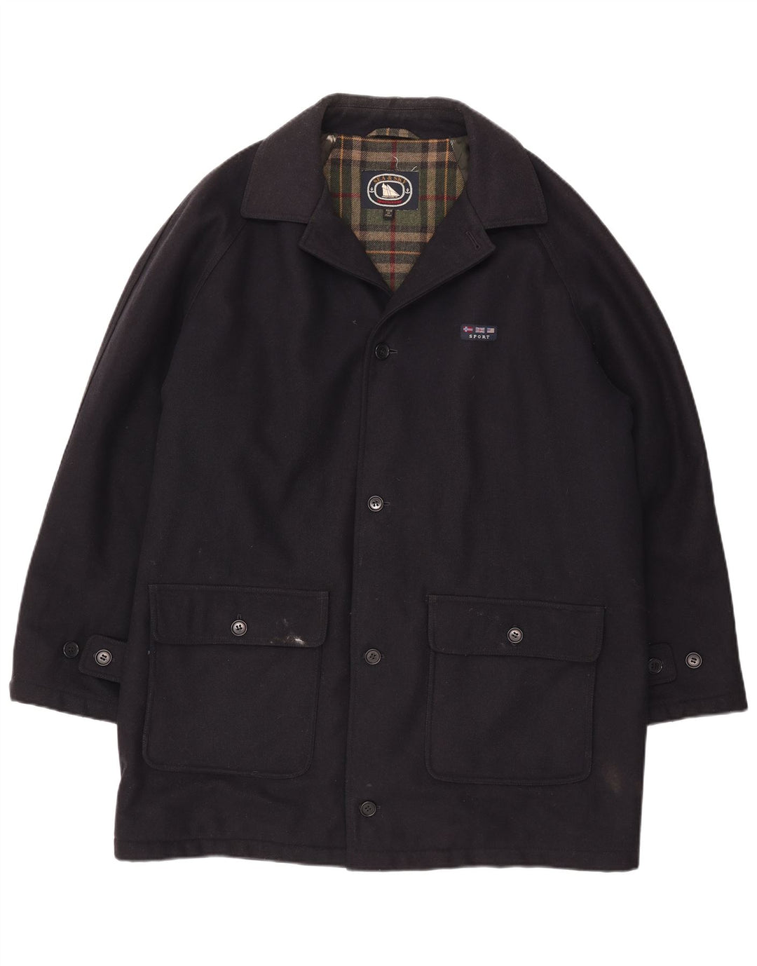 Płaszcz męski Sea & Sky UK 42 XL, czarny