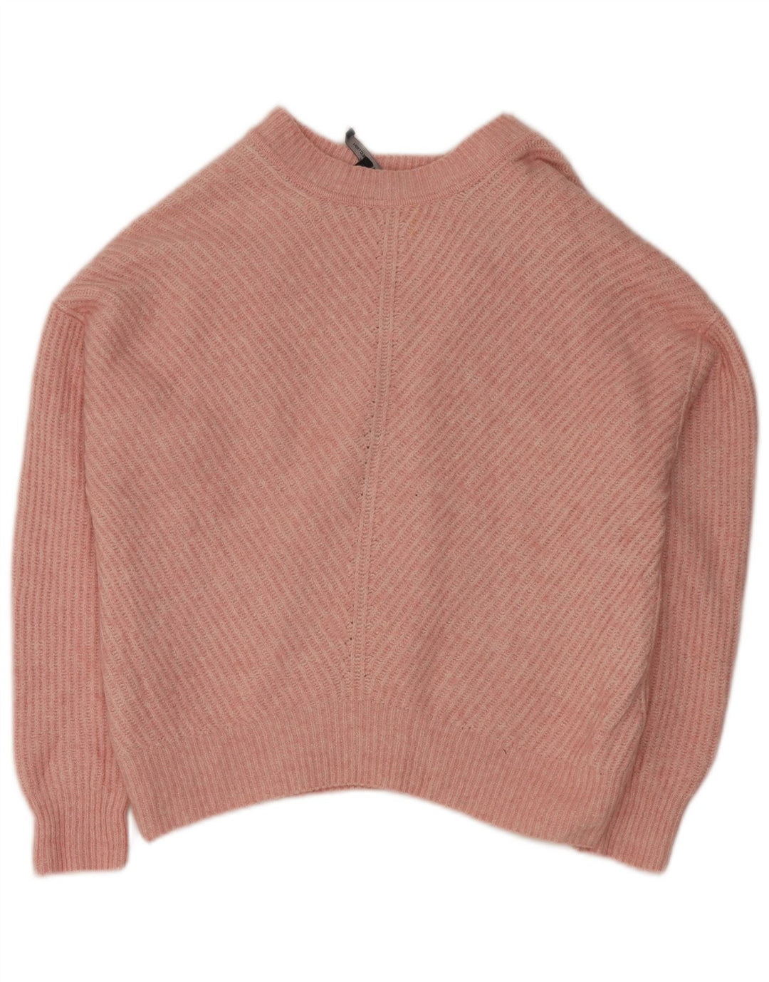 FRENCH CONNECTION Damski sweter z dekoltem w łódkę UK 16, duży, różowy