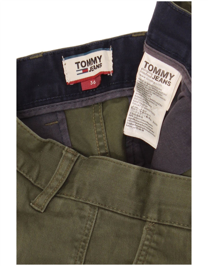 Męskie spodenki Chino Tommy Hilfiger W36, duże, bawełniane w kolorze khaki