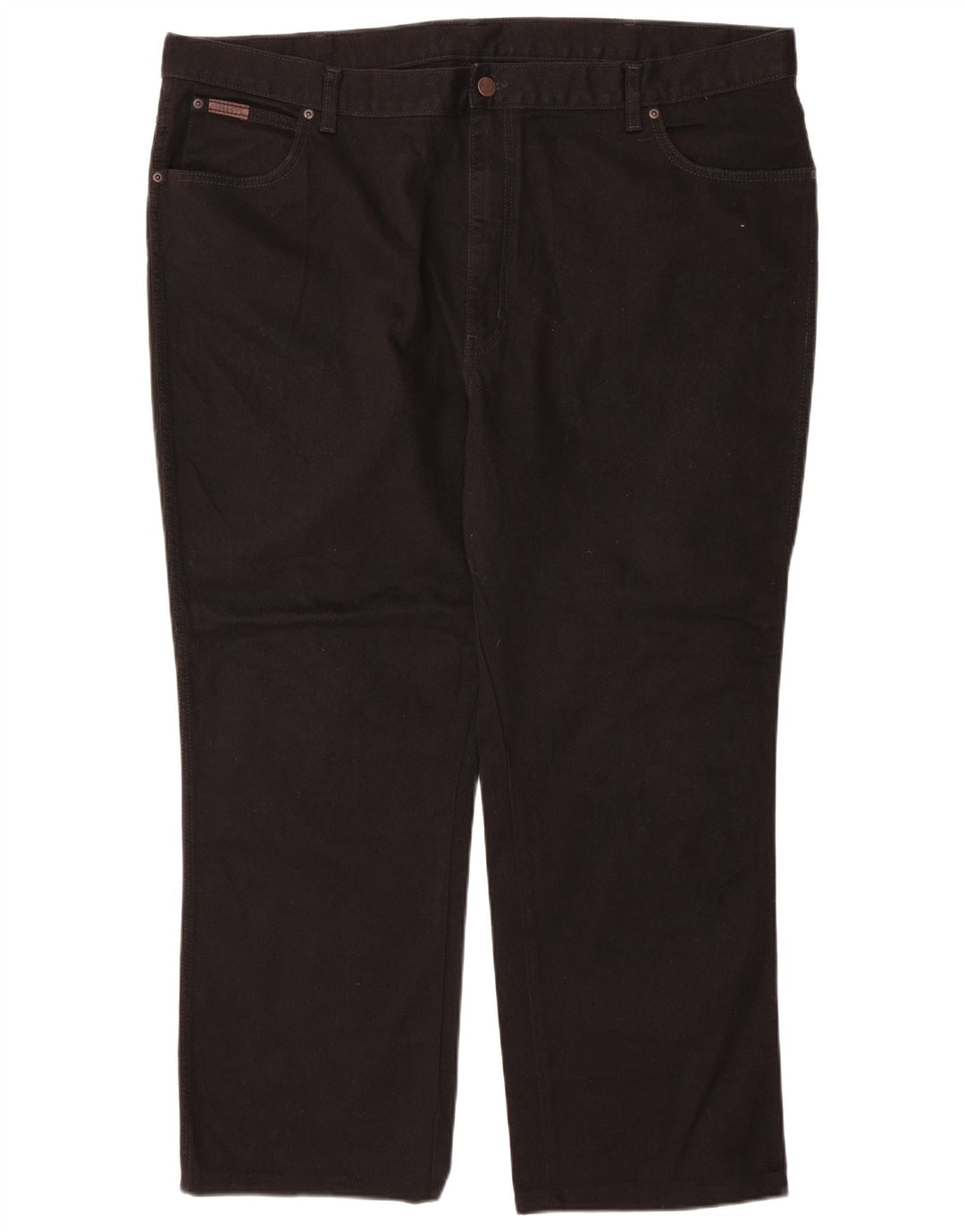Męskie jeansy Wrangler Texas Straight W46 L30, czarne, bawełniane