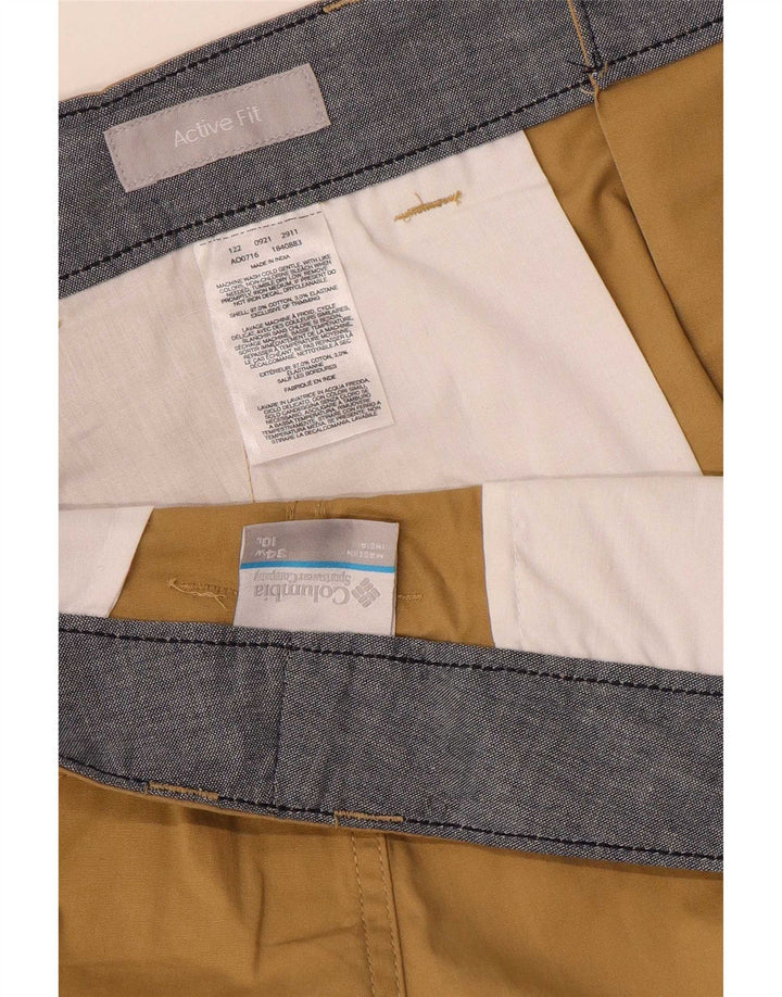 Męskie spodenki cargo Columbia Active W34, duże, brązowe, bawełniane