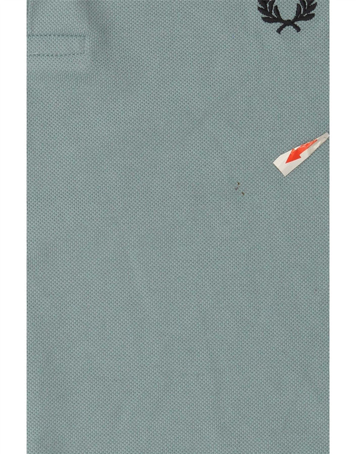 Męska koszulka polo Fred Perry, bawełniana w średnie niebieskie paski