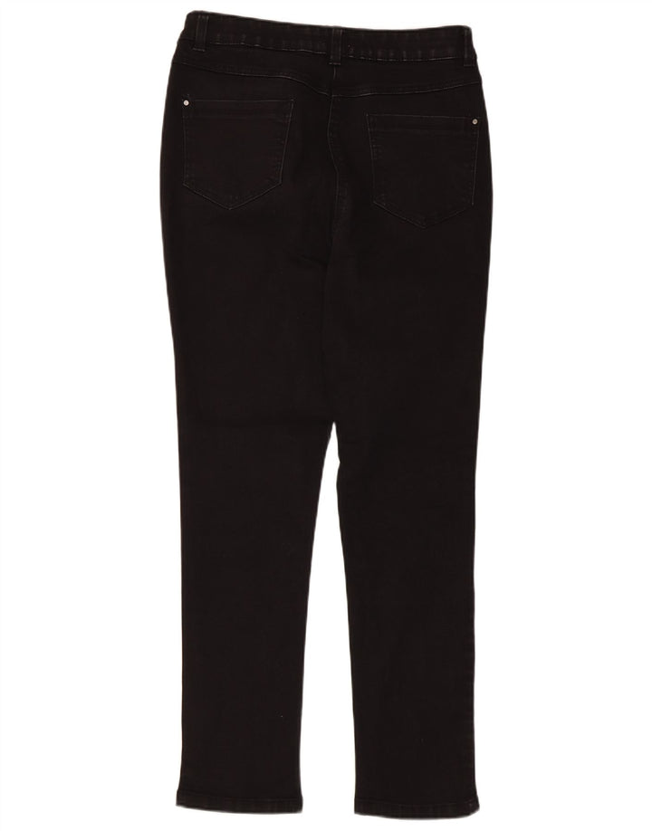 Dżinsy damskie M&Co UK 12 Medium W30 L27 Czarna bawełna