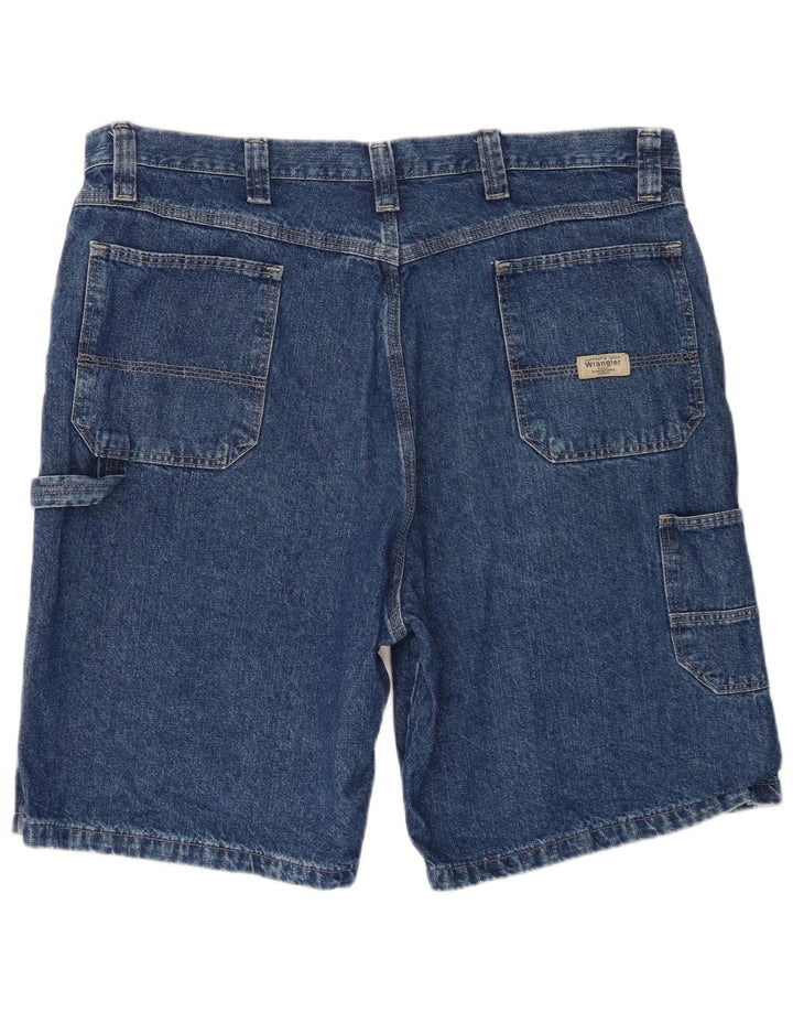 Męskie spodenki jeansowe Wrangler Cargo W38 XL, niebieskie, bawełniane