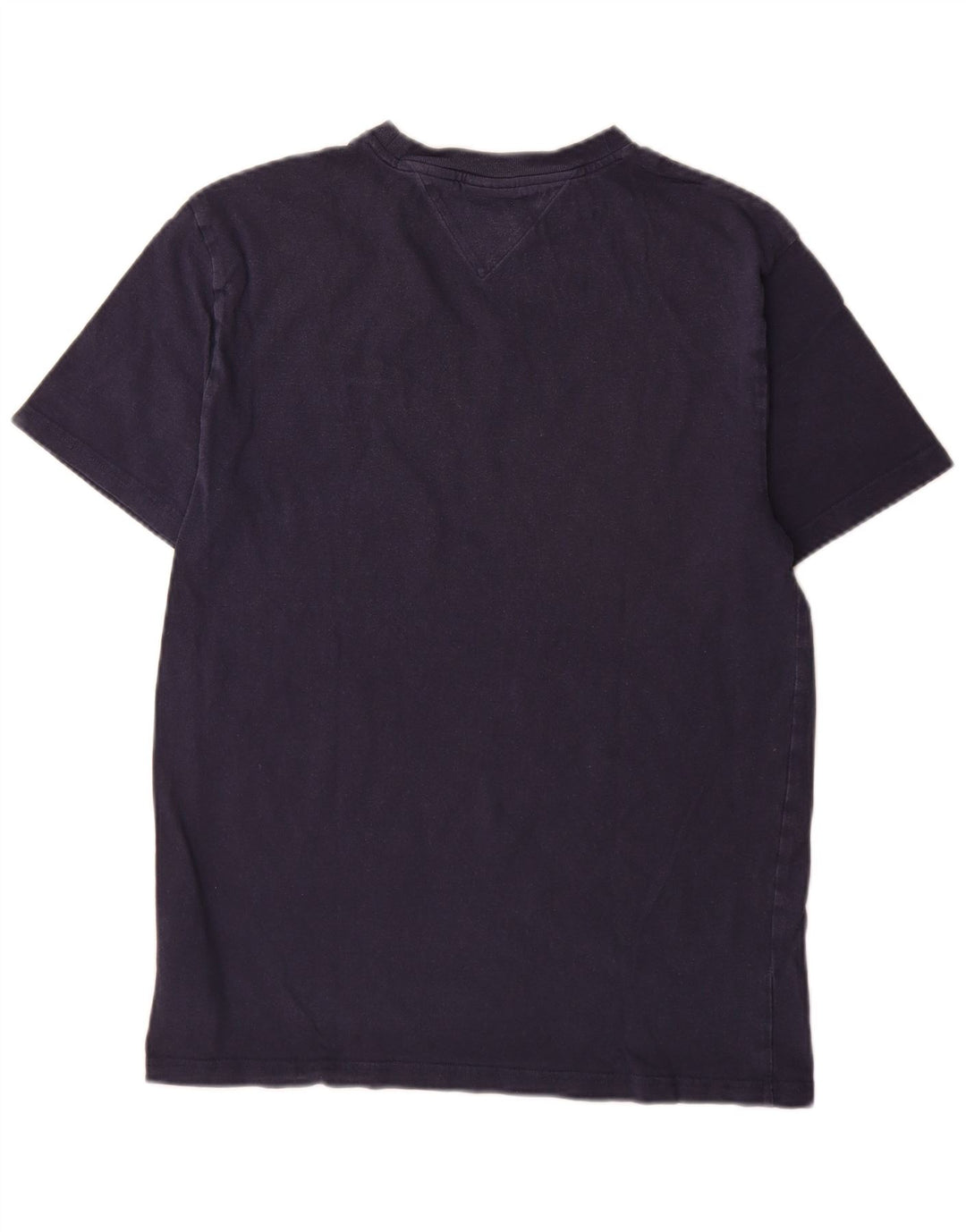 Męski T-shirt z grafiką Tommy Hilfiger, średni granatowy, bawełniany
