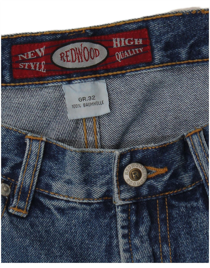 Damskie spodenki jeansowe REDWOOD W32, duże, niebieskie, bawełniane