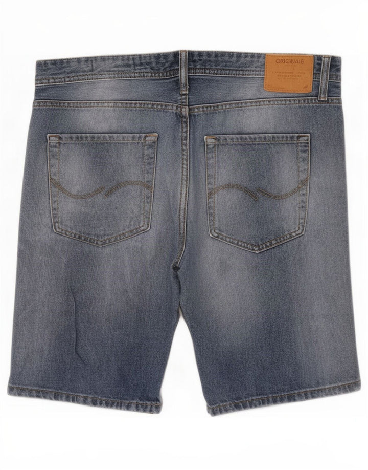Męskie spodenki jeansowe Jack & Jones, duże, W36, niebieskie, bawełniane
