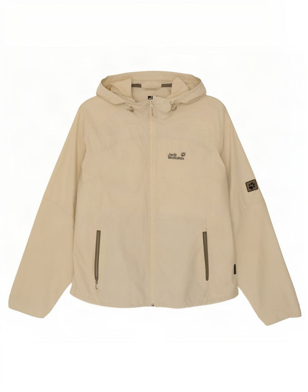 Damska kurtka dresowa z kapturem Jack Wolfskin UK 18/20 XL beżowa