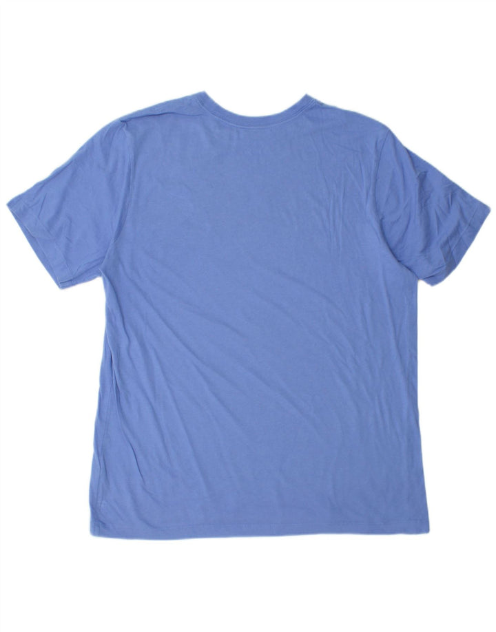 T-shirt męski Nike, duży, niebieski, bawełniany