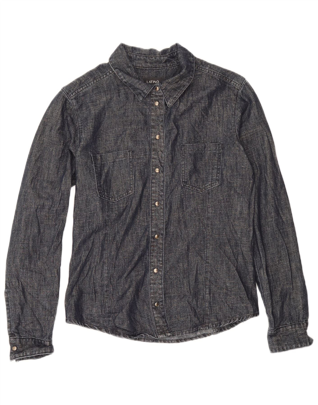 Koszula damska Vintage UK 12 Średni granat