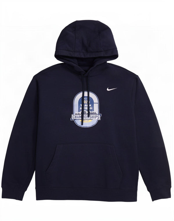 Męska bluza z kapturem Nike Track & Field Graphic, 2XL, granatowa, bawełniana