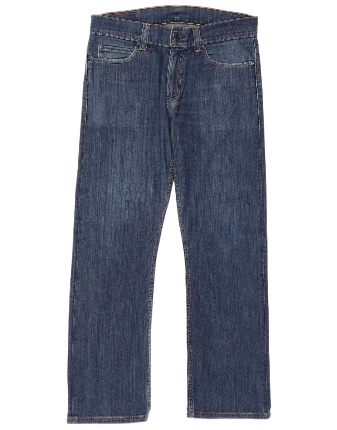 Męskie jeansy Levi's 506 Straight W34 L34 Niebieskie bawełniane