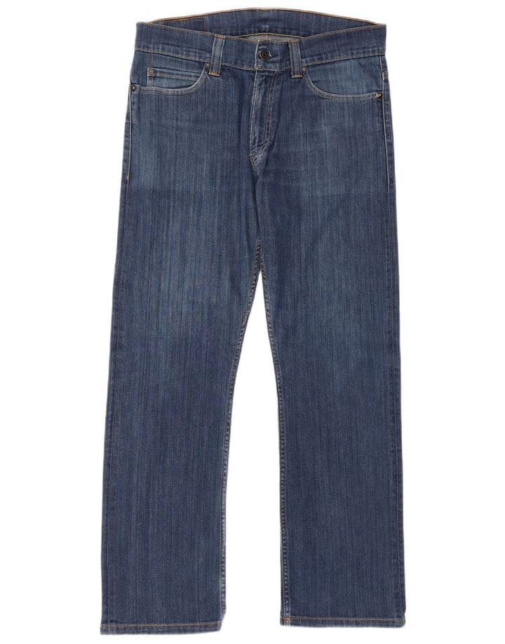 Męskie jeansy Levi's 506 Straight W34 L34 Niebieskie bawełniane
