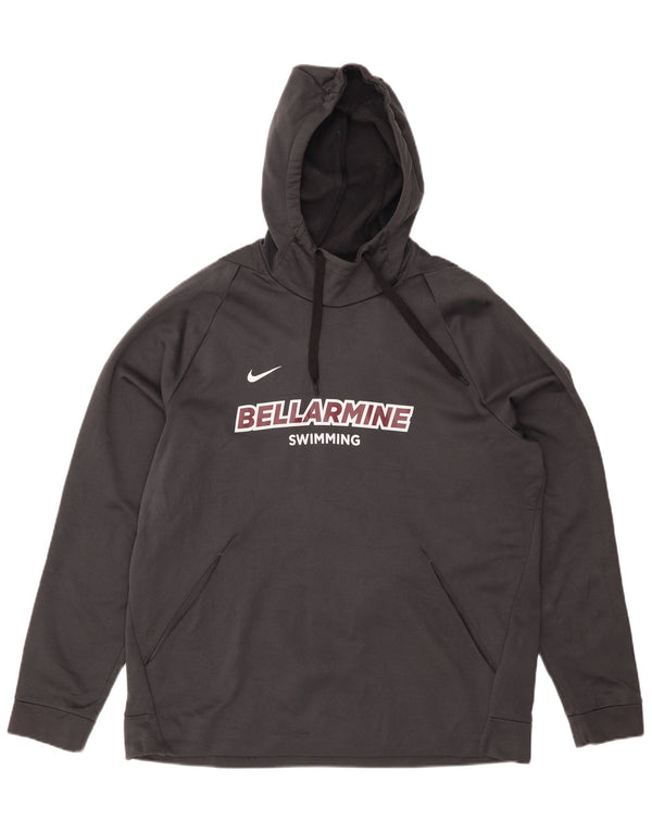 Męski sweter z kapturem NIKE Bellarmine Graphic XL, szary, poliestrowy