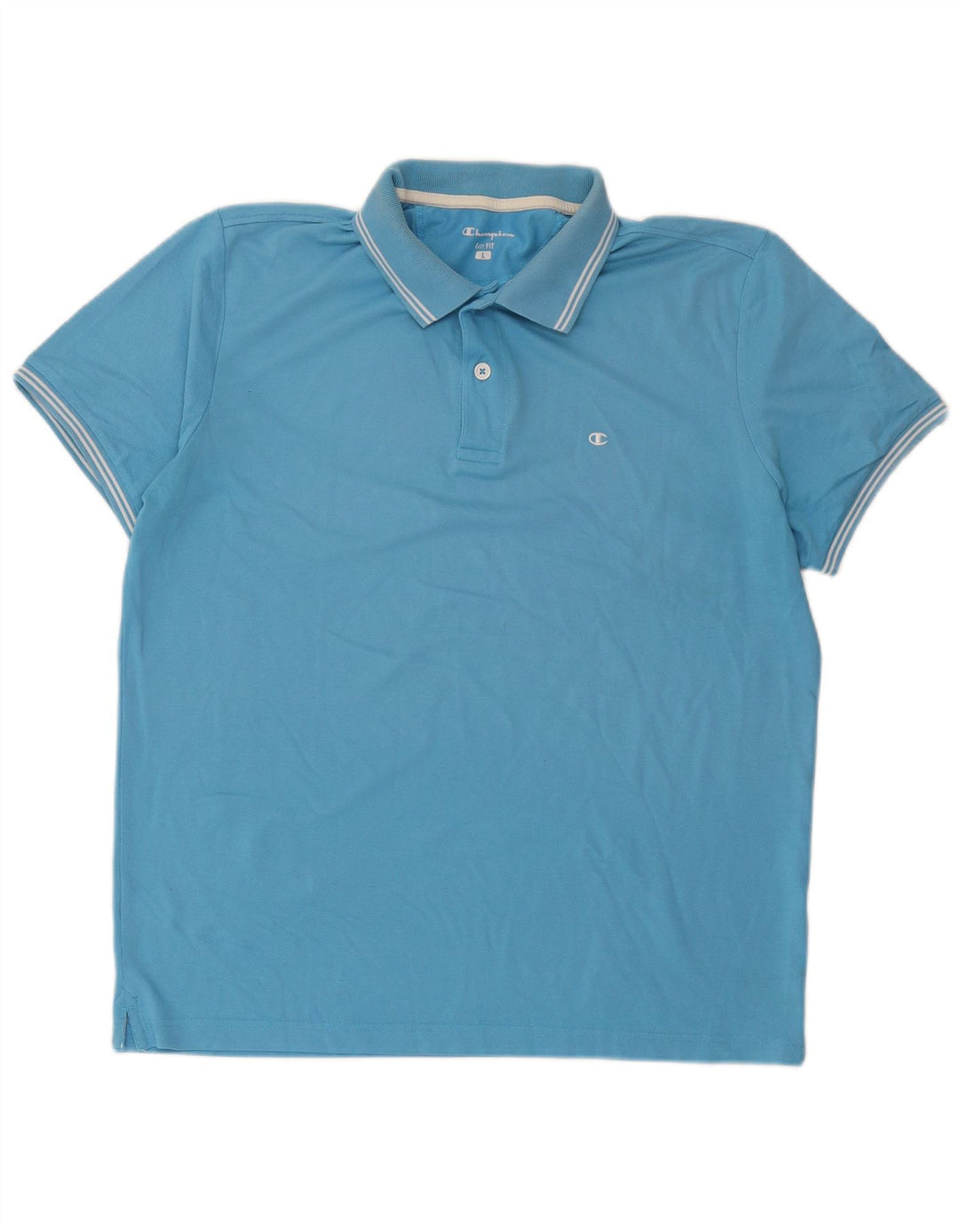 Męska koszulka polo Champion Easy Fit, duża niebieska