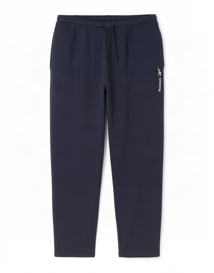 Męskie spodnie dresowe Reebok, duże, granatowe, bawełniane
