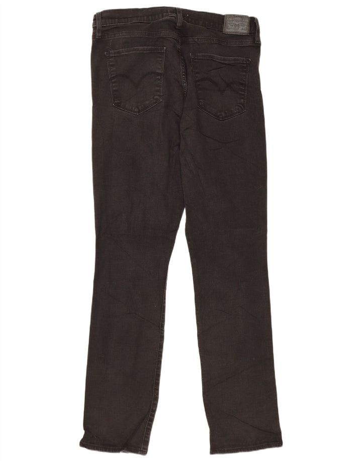 Damskie jeansy Levi's 724 z wysokim stanem Bootcut W32 L32 czarne