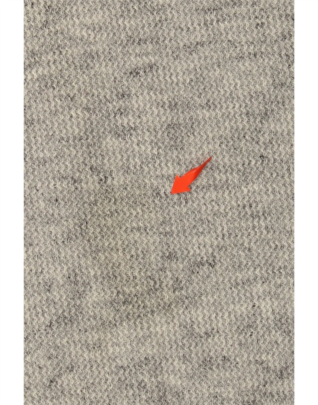 SUPERDRY Męski sweter z okrągłym dekoltem, 3XL, szara bawełna w plamki