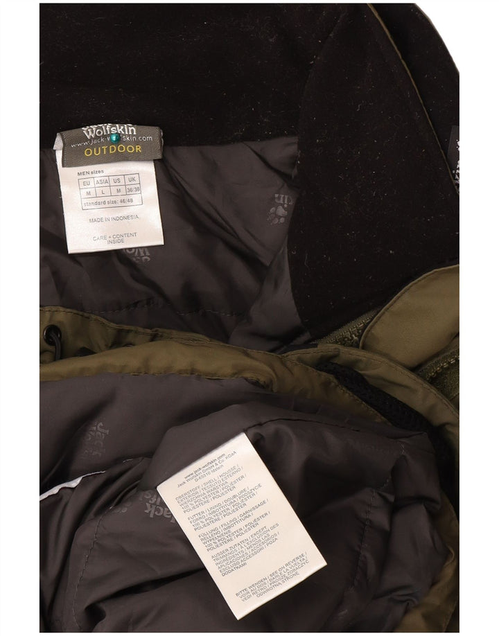 Męska kurtka wiatrówka JACK WOLFSKIN UK 36/38 w kolorze średniego khaki