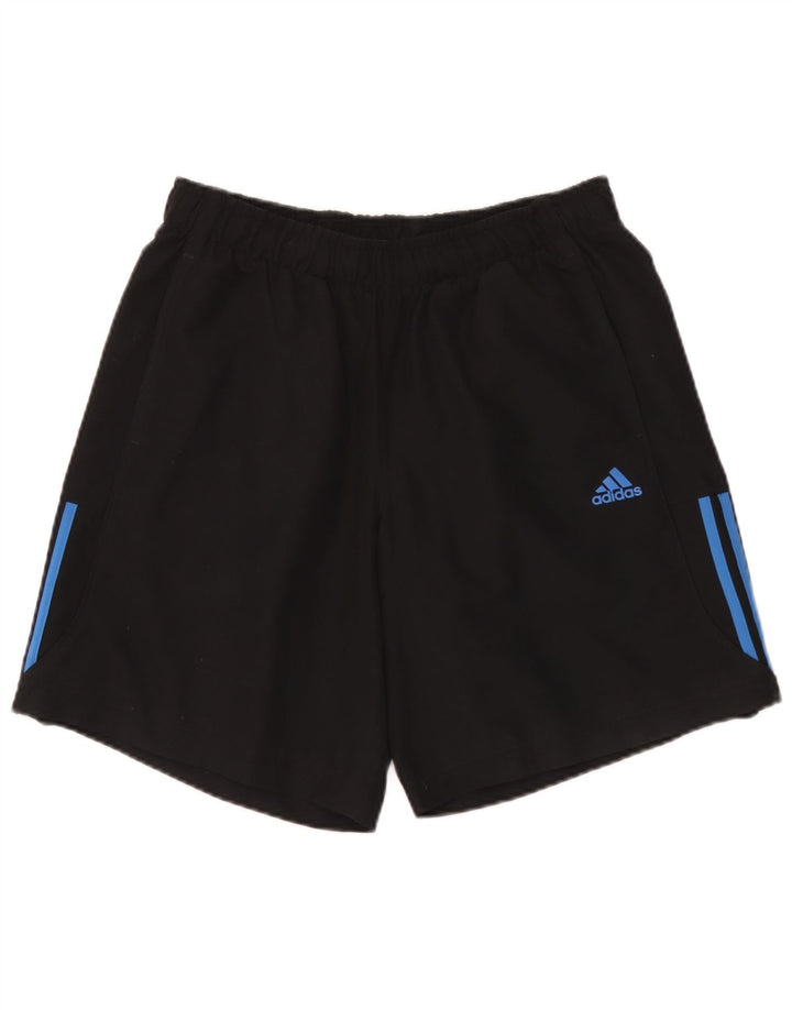 Męskie spodenki sportowe Adidas Climalite, duże, czarne, poliestrowe