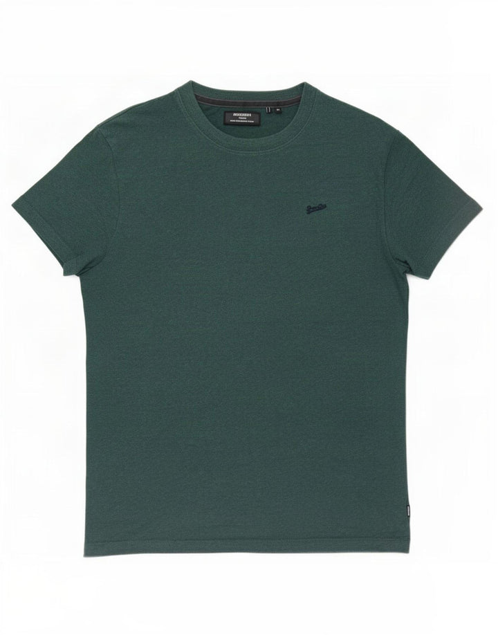 T-shirt męski Superdry, bawełniany, średni zielony
